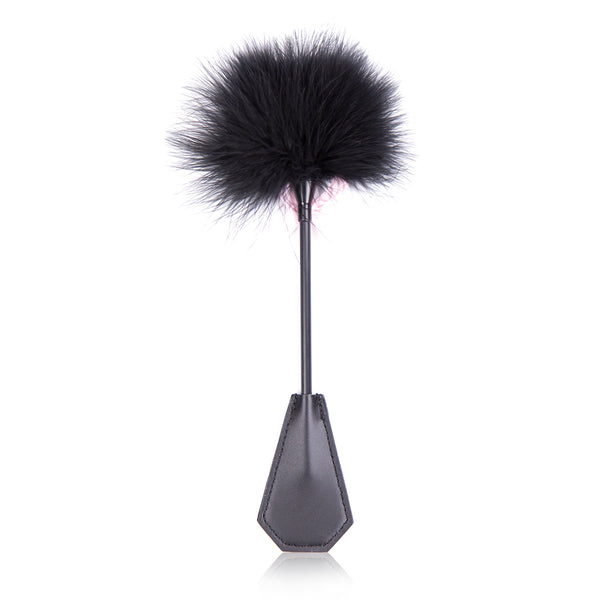 Plume chatouilleuse avec poignée en PU