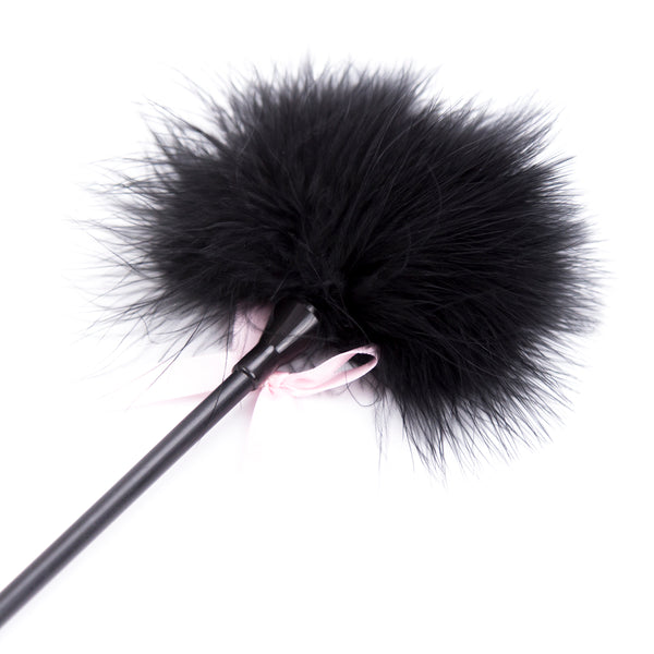 Plume chatouilleuse avec poignée en PU