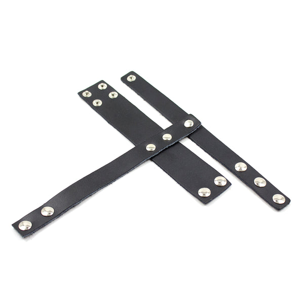 Anneau pénien en cuir avec clous