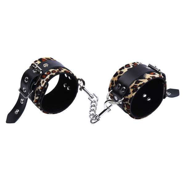 Attache-cheville léopard en PU