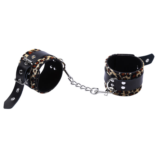 Attache-cheville léopard en PU