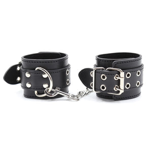BDSM PU Wrist Handcuffs Restraints