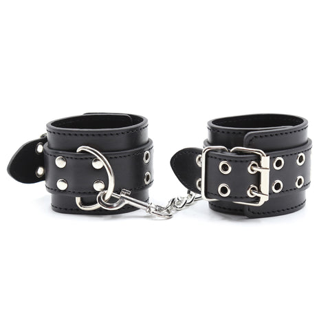 BDSM PU Wrist Handcuffs Restraints