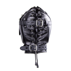 Darkness Fully Enclosed Hood SM Toys Sex Adult Confinement