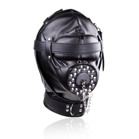 Darkness Fully Enclosed Hood SM Toys Sex Adult Confinement