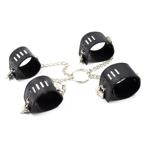 PU Hogtie Restraints with Chain