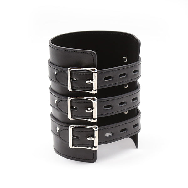 PU Wrist Restraints With Metal Accessories