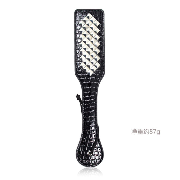 Studded Paddle Pu Sex Play Toy