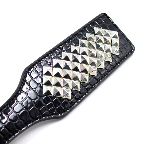 Studded Paddle Pu Sex Play Toy
