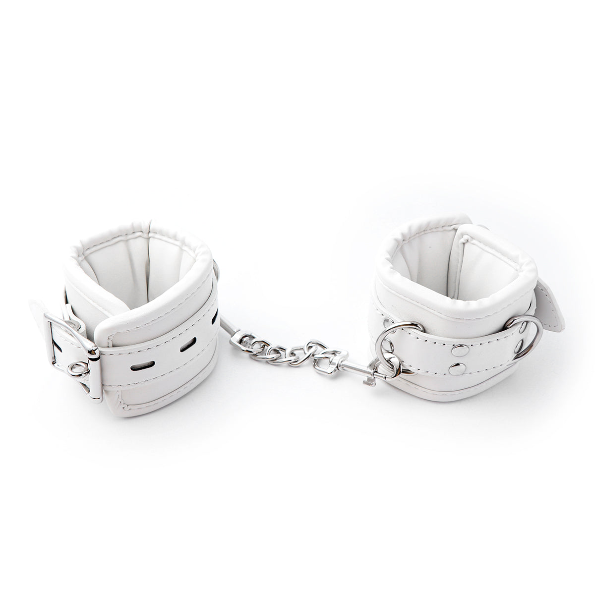 PU Ankle Cuffs With Chain