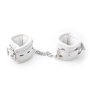 PU Ankle Cuffs With Chain