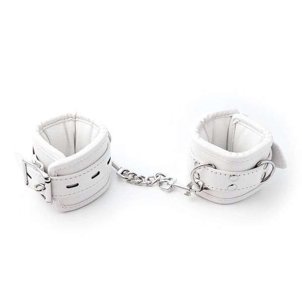 PU Ankle Cuffs With Chain
