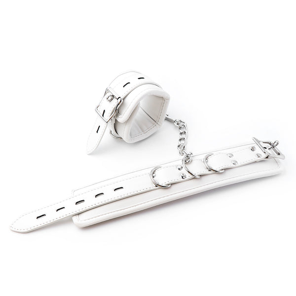 PU Ankle Cuffs With Chain