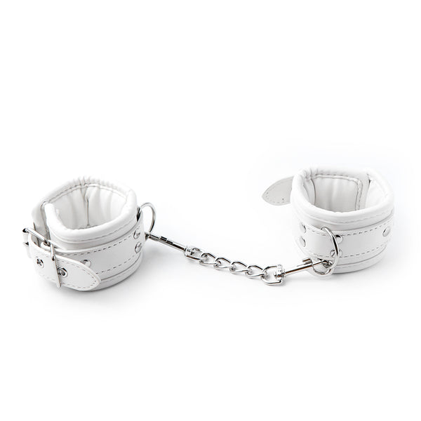PU Ankle Cuffs With Chain