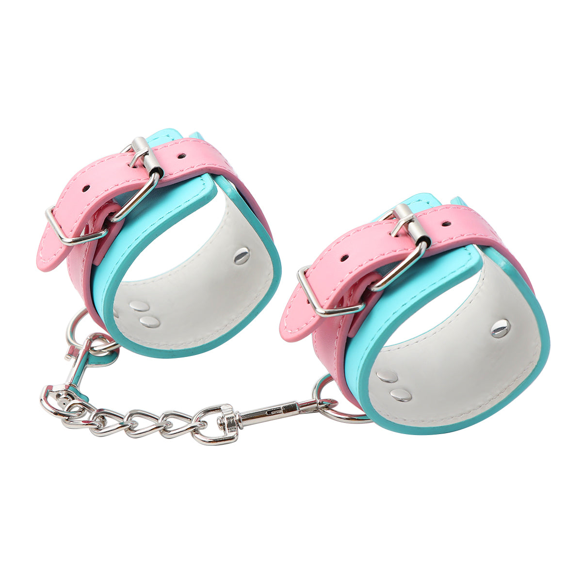PUレザー手錠手首拘束具