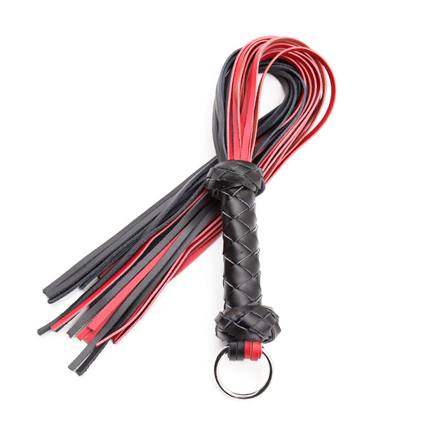 Fouet en cuir de 72 cm pour jeux pour adultes