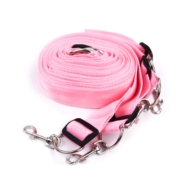 Long Velvet With Hog Tie Bed Bondage Restraints