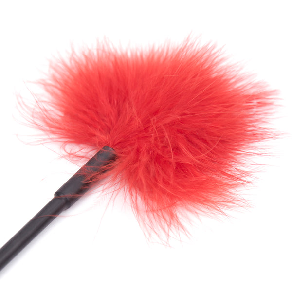 Plume chatouilleuse avec poignée en PU