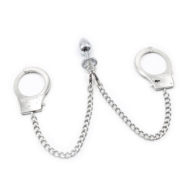 Anal Plug with Handcuffs