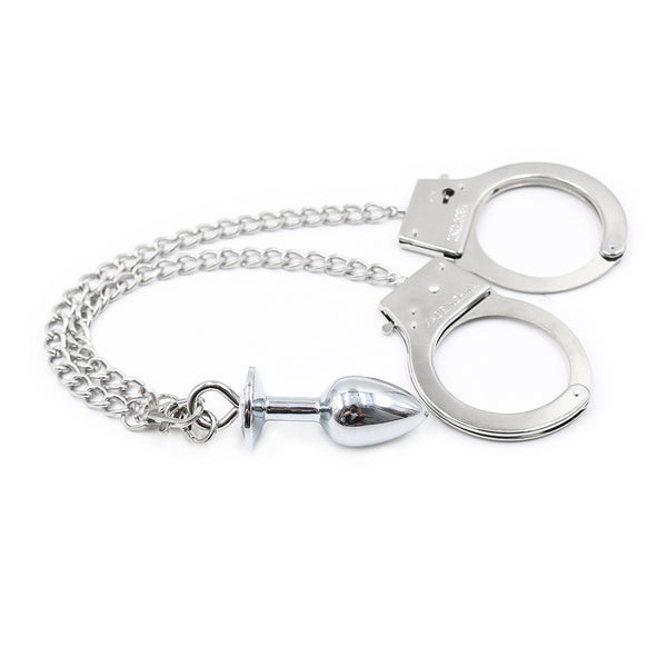 Anal Plug with Handcuffs