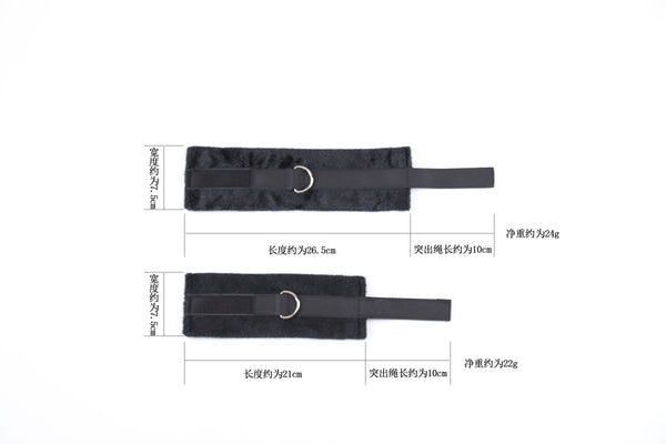 Thick Hook Regular Velvet Bed Bondage Restraints