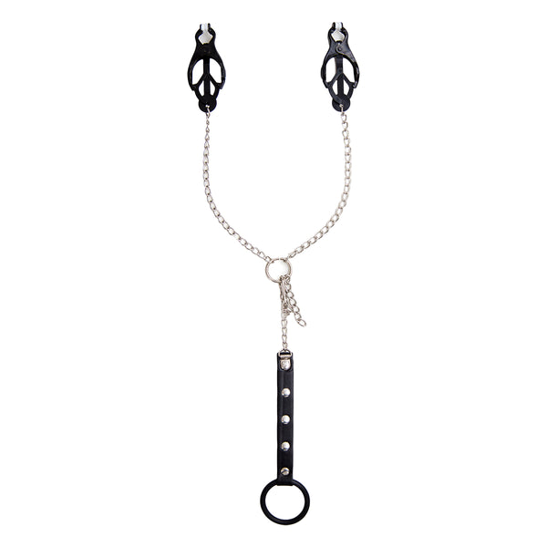 ニップルクランプ メタルクランプ チェーン セックス SM 大人 プレイ
