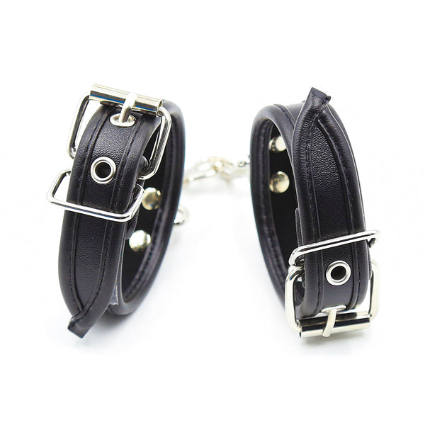 PU Wrist Restraints With Metal Accessories