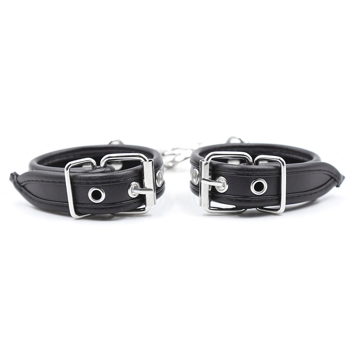 PU Wrist Restraints With Metal Accessories