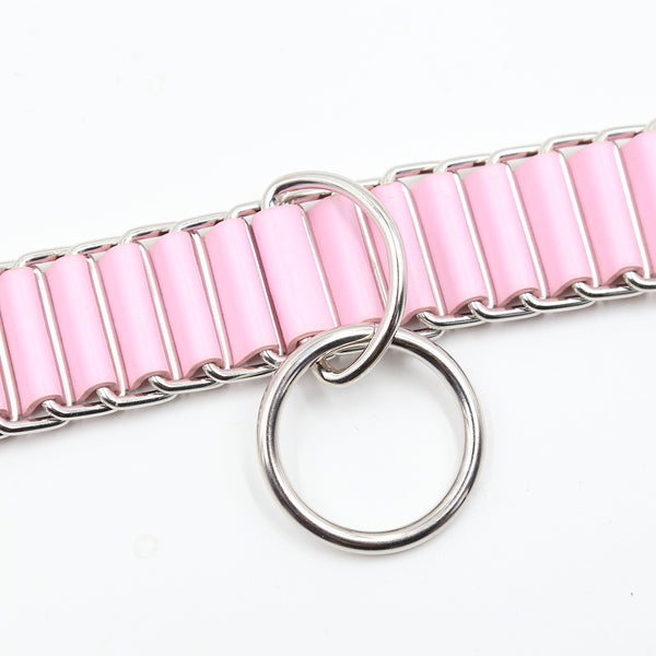 BDSM Collar With Chain Leash