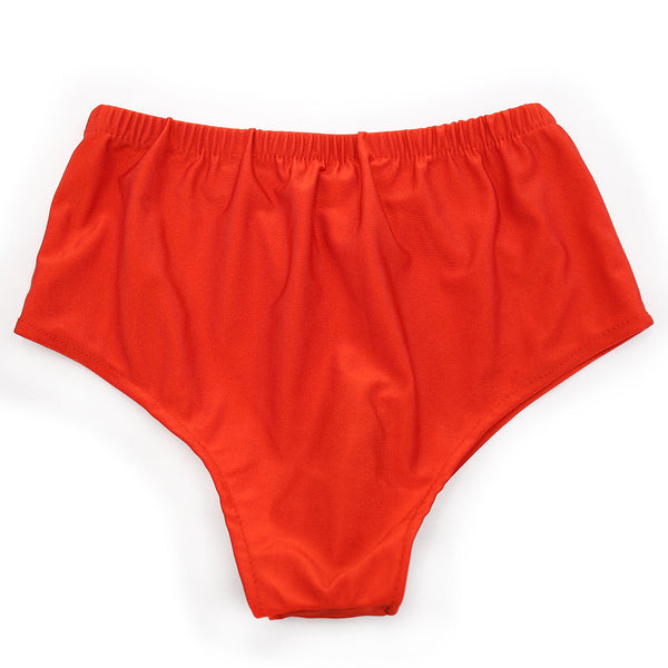 Briefs with Dildo  Polyester TPR BDSM Red
