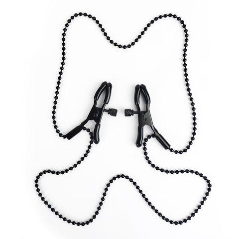 Nipple Clamps With Two Chains For Women